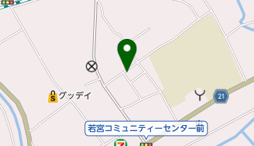 若宮米屋プロパンの地図画像