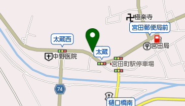 井田理容店の地図画像