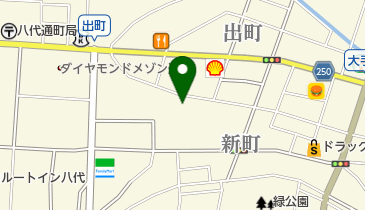 やつしろハーモニーホールの地図画像