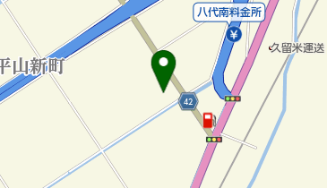 八代ふる里物産村の地図画像