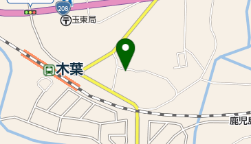 金光教木葉教会の地図画像