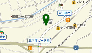 ブックオフ下郡店の地図画像