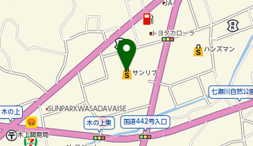 ヒライサンリブわさだ店の地図画像