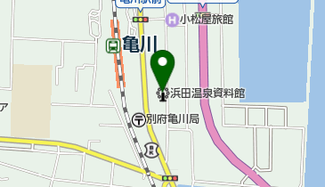 別府市役所 浜田温泉資料館の地図画像