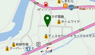 うすき動物病院の地図画像