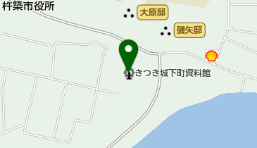 杵築市役所 一松邸の地図画像