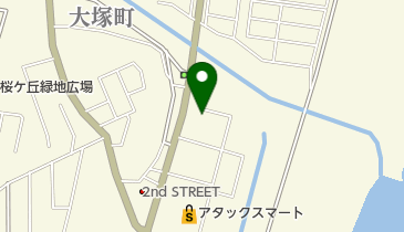 きらく麻雀荘の地図画像