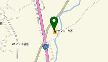 マルサンサンエー伊差川店の地図画像