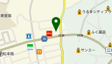 おきなわ美里食堂の地図画像