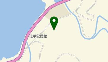 佐手公民館の地図画像