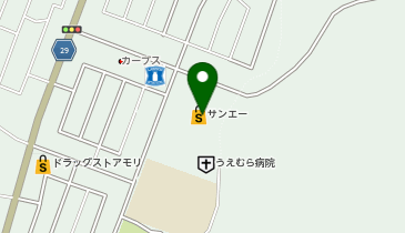 マルサンサンエーなかぐすく店の地図画像