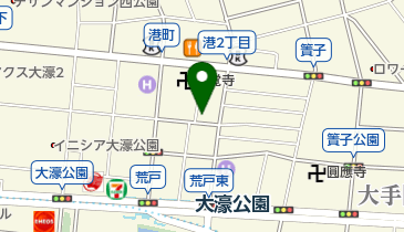 洋食屋ドールハウスの地図画像