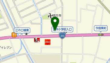 西海岸 今宿店の地図画像