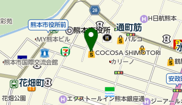 西部ガスクッキングクラブ熊本の地図画像