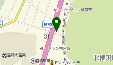 地鶏もも子神宮店の地図画像