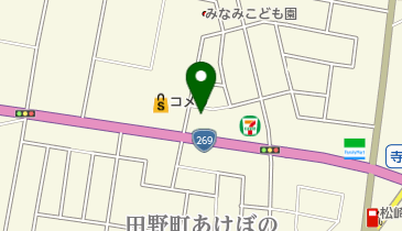 田野町物産センターみちくさの地図画像