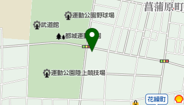 大久保理容室の地図画像