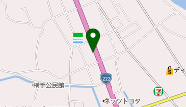オートガラス日南の地図画像