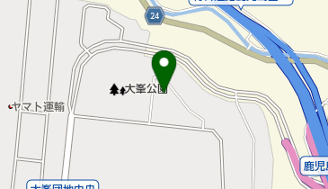 鹿児島市役所 教育委員会 武・田上公民館の地図画像