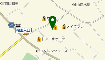 東江メガネイオンタウン宮古の地図画像