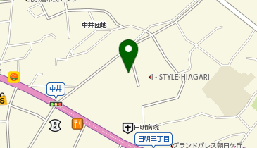 スパリゾートパビリオ日明の湯の地図画像