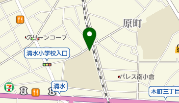 清水学童クラブの地図画像