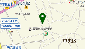 ルナレーナ六本松店の地図画像