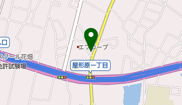 からあげもり山花畑店の地図画像