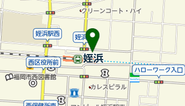 デフィー姪浜店の地図画像