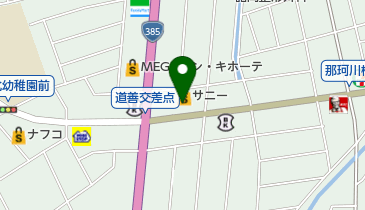 きょくとうペリカン倶楽部サニー那珂川店の地図画像