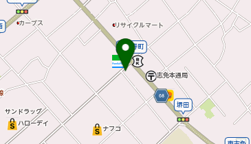 髪笑の地図画像