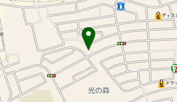 ポーラザビューティー光の森店の地図画像