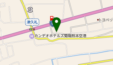 カーパルコ熊本の地図画像