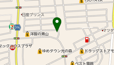 アロール光の森店の地図画像