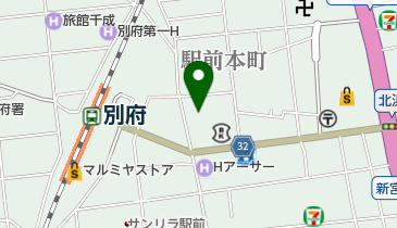 からあげコンちゃん別府店の地図画像