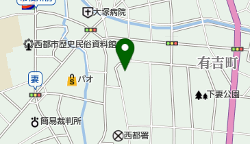 西都市児童館の地図画像