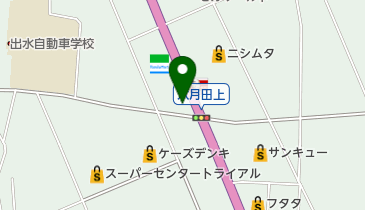 K&I出水店の地図画像