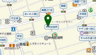 ジェイエスジーウインズサロン 大名12Fの地図画像