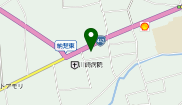 メガネの立石八女津の江店の地図画像