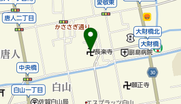 長楽寺の地図画像
