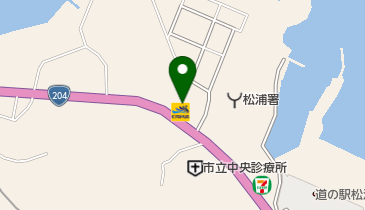 松浦市役所 松浦中央学校給食共同調理場の地図画像