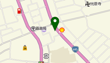 レモン美容室嘉島店の地図画像