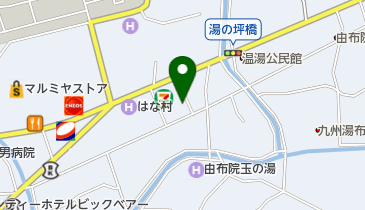 ホップ美容室の地図画像