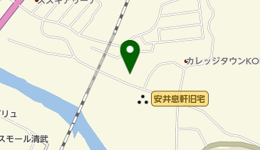 宮崎市役所 諸施設等 教育施設 安井息軒記念館の地図画像