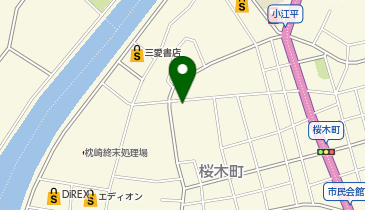 シンエイスクールの地図画像