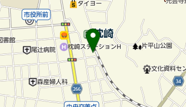 平峰動物病院の地図画像