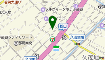 松山案内所夜ナビの地図画像