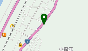 小森江東公民館の地図画像