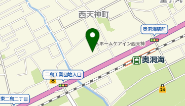 ジャブあずまクリーニング店本店の地図画像