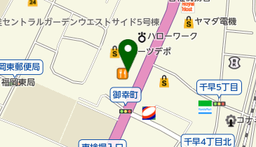 オンリーカットボックス香椎店の地図画像